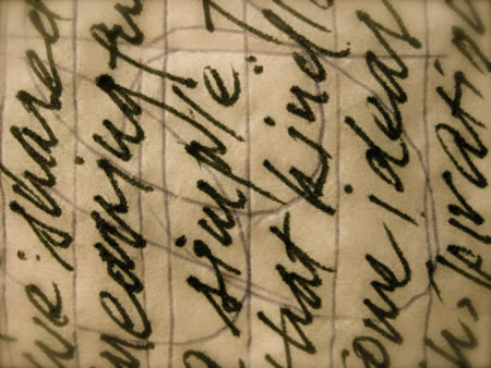 The handwritten