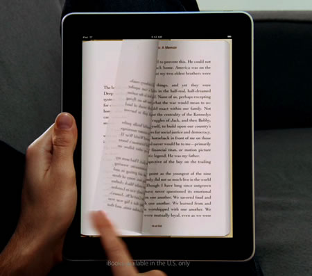 The sense of the book: iPad / eBook interface