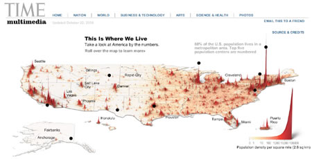 Search visualizations: search and recognition