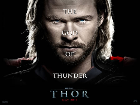 THE LOGO FOR THE MOVIE THOR