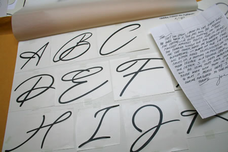 The Alphabet | A History of Girvin Calligraphy