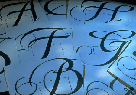 The Alphabet | A History of Girvin Calligraphy