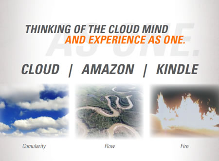 Metaphorical thinking | The Allegory of Amazon -- The River, The Fire of Kindle, The Knowledge Cloud