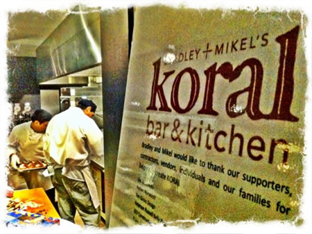 The birth of a new brand | Bradley + Mikel's Koral bar & kitchen