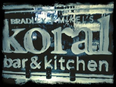 The birth of a new brand | Bradley + Mikel's Koral bar & kitchen