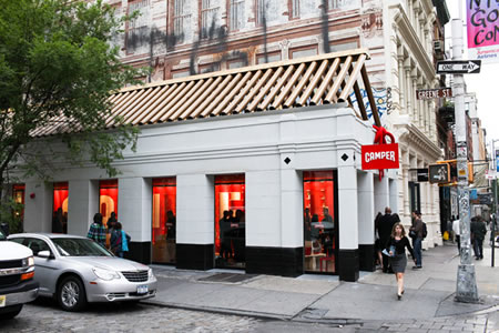 Camper's New Soho shop | Shigeru Ban