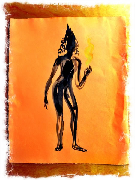 Drawing Gods as a Meditation