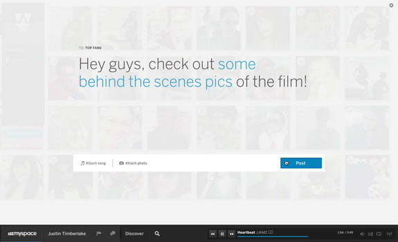 MySpace Interface