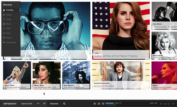 MySpace Interface
