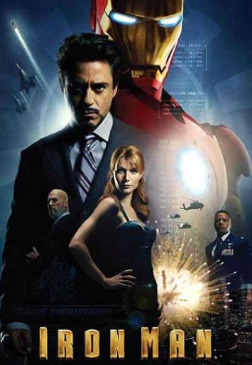 Visualizing the layering of identity: Iron Man