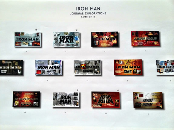 Visualizing the layering of identity: Iron Man