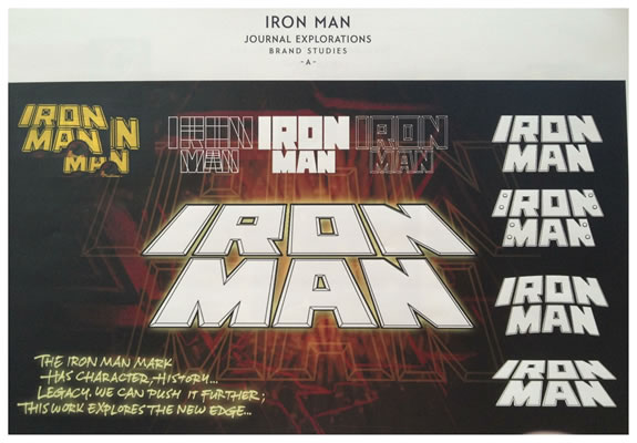 Visualizing the layering of identity: Iron Man