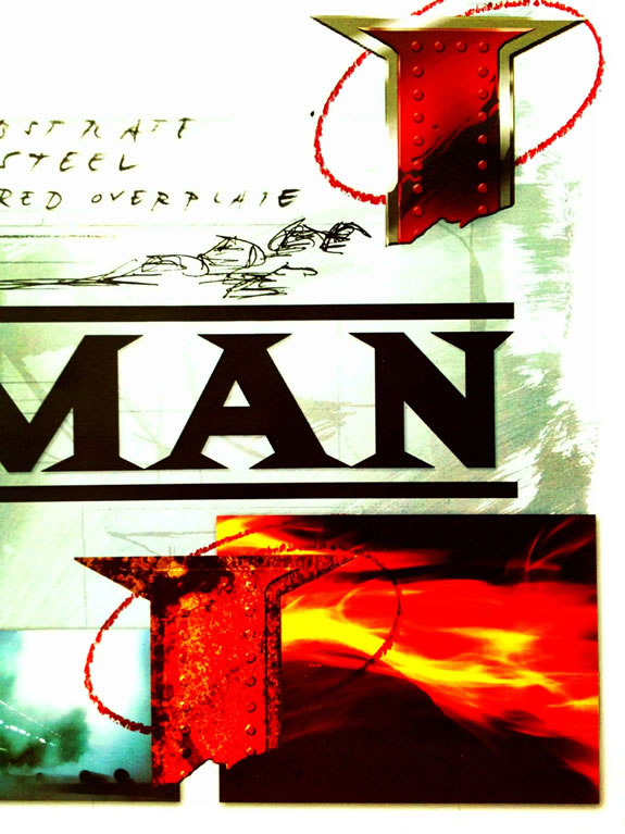 Visualizing the layering of identity: Iron Man