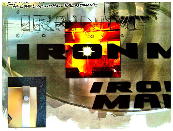 Visualizing the layering of identity: Iron Man