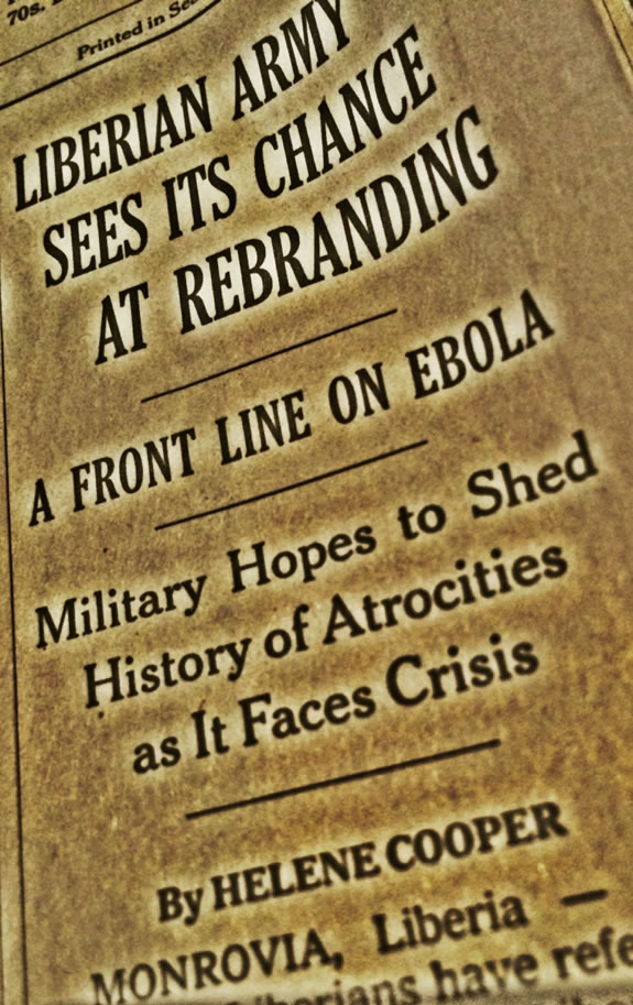 Ebola and Rebranding
