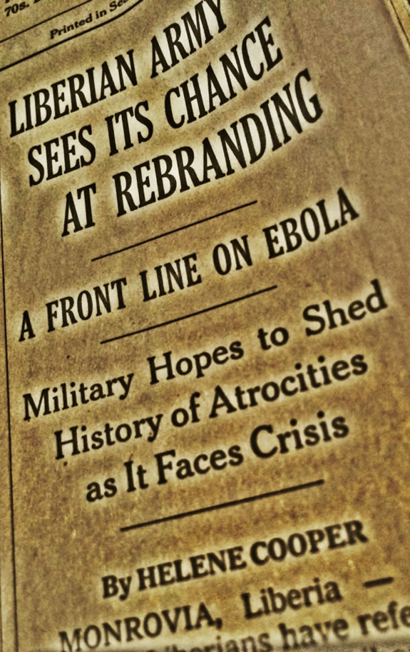 Ebola and Rebranding