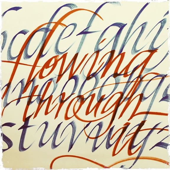 Focusing: the Flow of Ideas, Strokes and Inspiration: Teaching Calligraphy and Designed Exploration