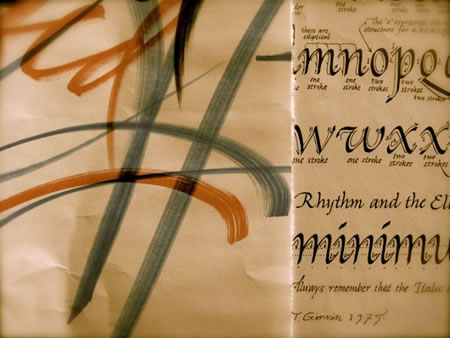 Focusing: the Flow of Ideas, Strokes and Inspiration: Teaching Calligraphy and Designed Exploration