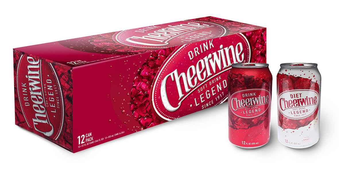 Cheerwine 12 Can Packaging