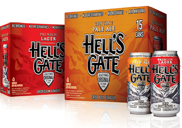 Hell's Gate 15 And 12 Can Packaging