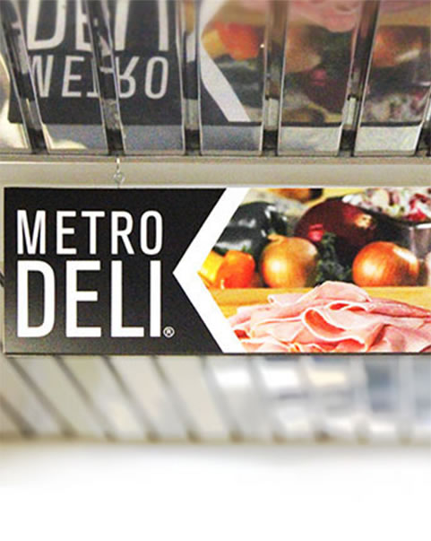 Metro Deli Display Signage