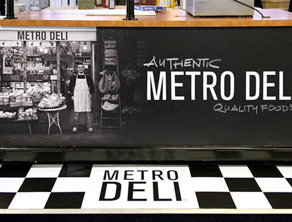 Metro Deli Environmental Signage