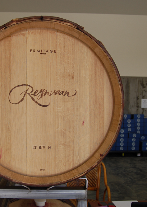 Reynvaan Family Vineyards Wine Barrell