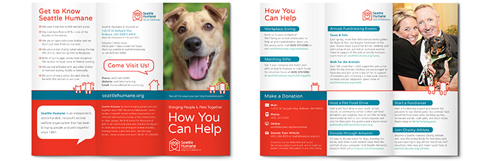 Seattle Humane Marketing Brochure