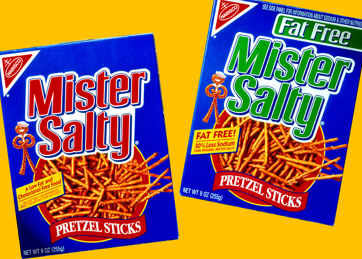 Nabisco Mister Salty Packaging