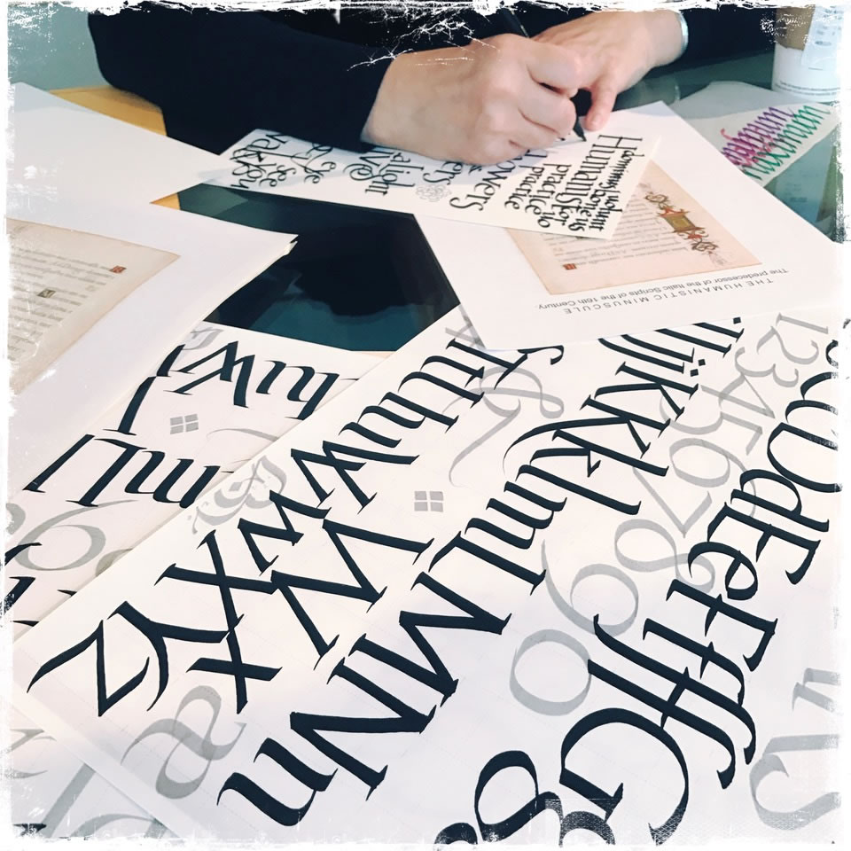 BREATHING TIME | THE ALPHABETIC JOURNEY OF GIRVIN’s CALLIGRAPHY CLASSES