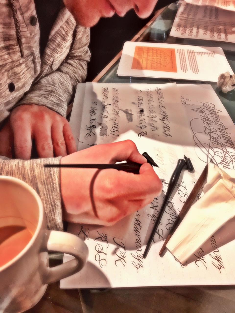 BREATHING TIME | THE ALPHABETIC JOURNEY OF GIRVIN’s CALLIGRAPHY CLASSES