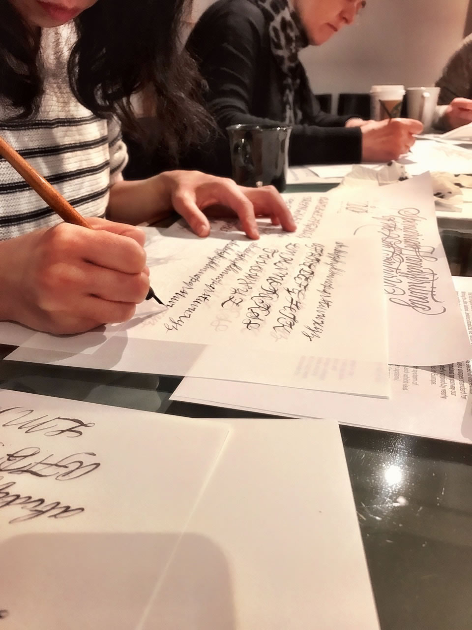 BREATHING TIME | THE ALPHABETIC JOURNEY OF GIRVIN’s CALLIGRAPHY CLASSES