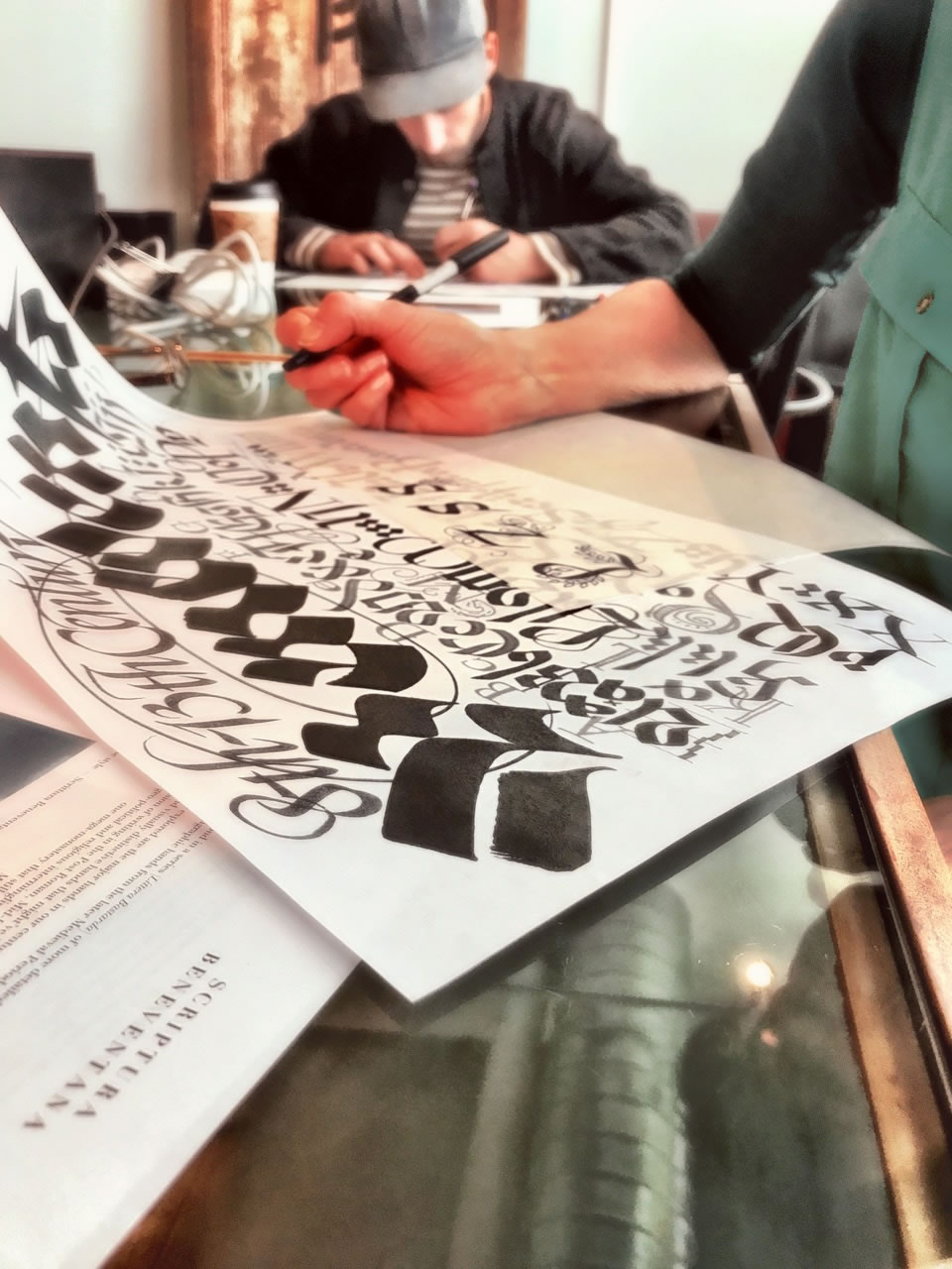 BREATHING TIME | THE ALPHABETIC JOURNEY OF GIRVIN’s CALLIGRAPHY CLASSES