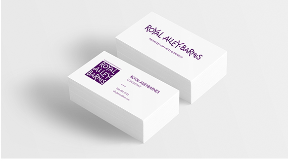 Royal Alley Barnes, Business Card Design