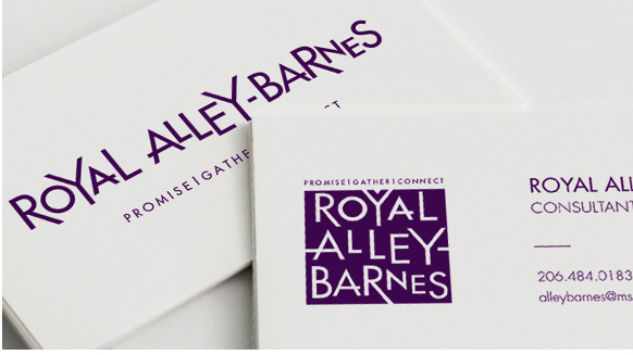 Royal Alley Barnes, Business Card Design