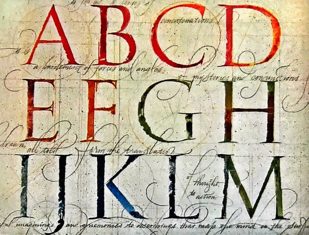 THE CODE OF THE MESSAGE | THE DESIGN OF THE ALPHABET