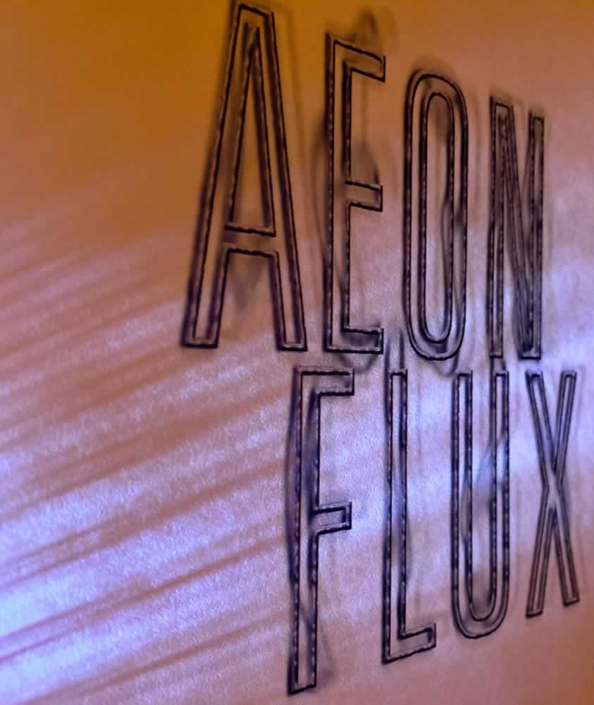 ILLUSTRATIVE GRAPHIC IDENTITY | THE LAYERED LOGOS OF AEON FLUX