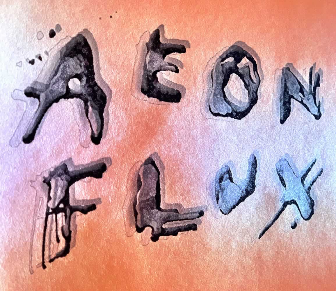 ILLUSTRATIVE GRAPHIC IDENTITY | THE LAYERED LOGOS OF AEON FLUX