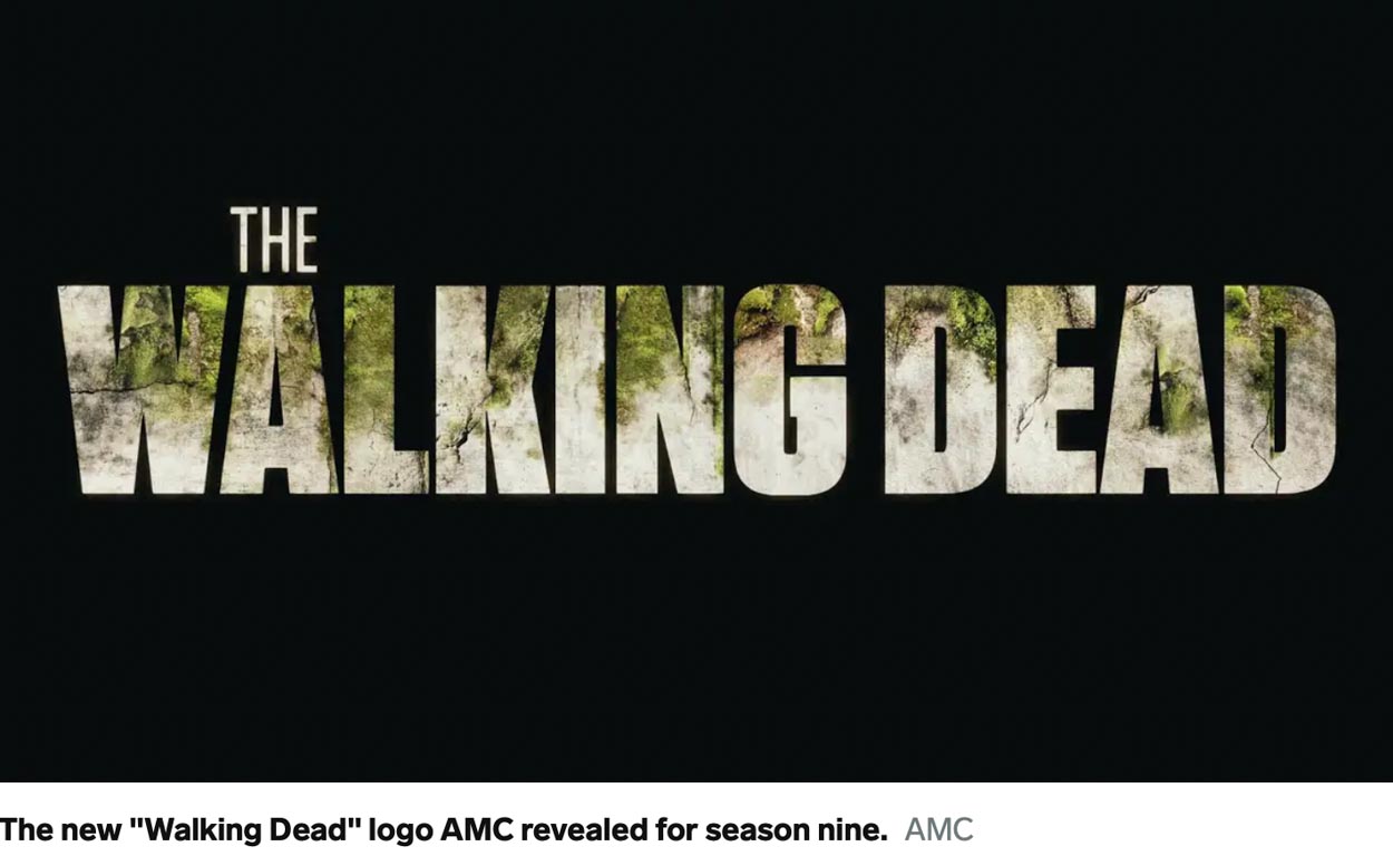 Illustrative Brand Transitioning: The Walking Dead | Years in Evolutionary Design Strategy