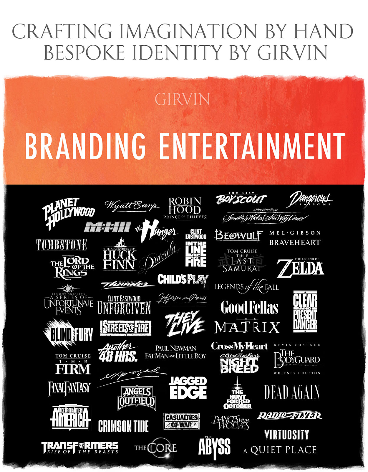 Bespoke Identity | Custom Fonts for Motion Picture Branding