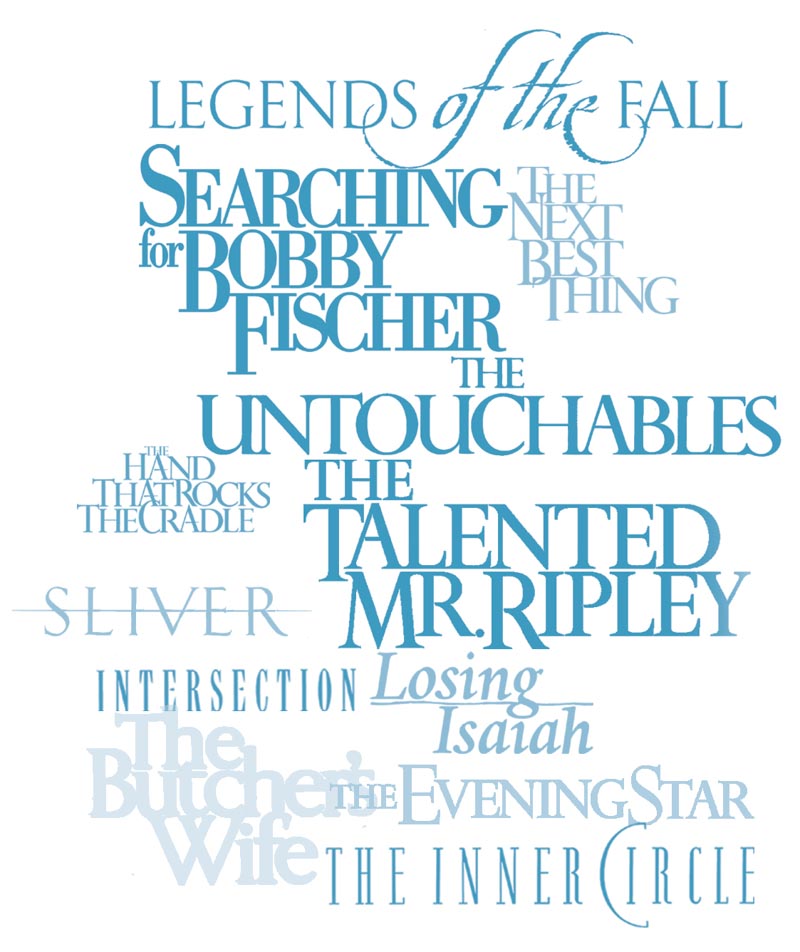 GIRVIN's Tailored Typography | Movie Logos