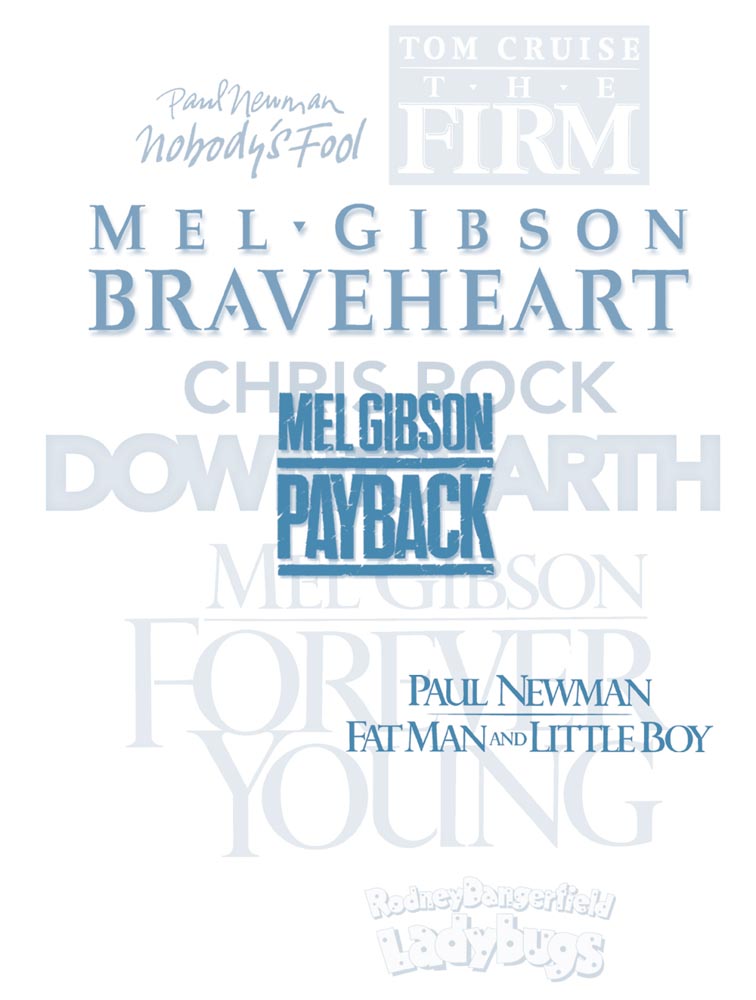GIRVIN's Tailored Typography | Movie Logos