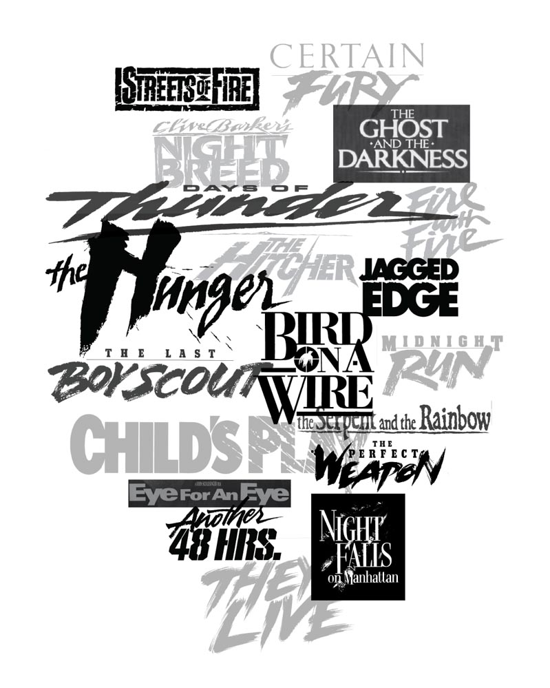GIRVIN's Tailored Typography | Movie Logos