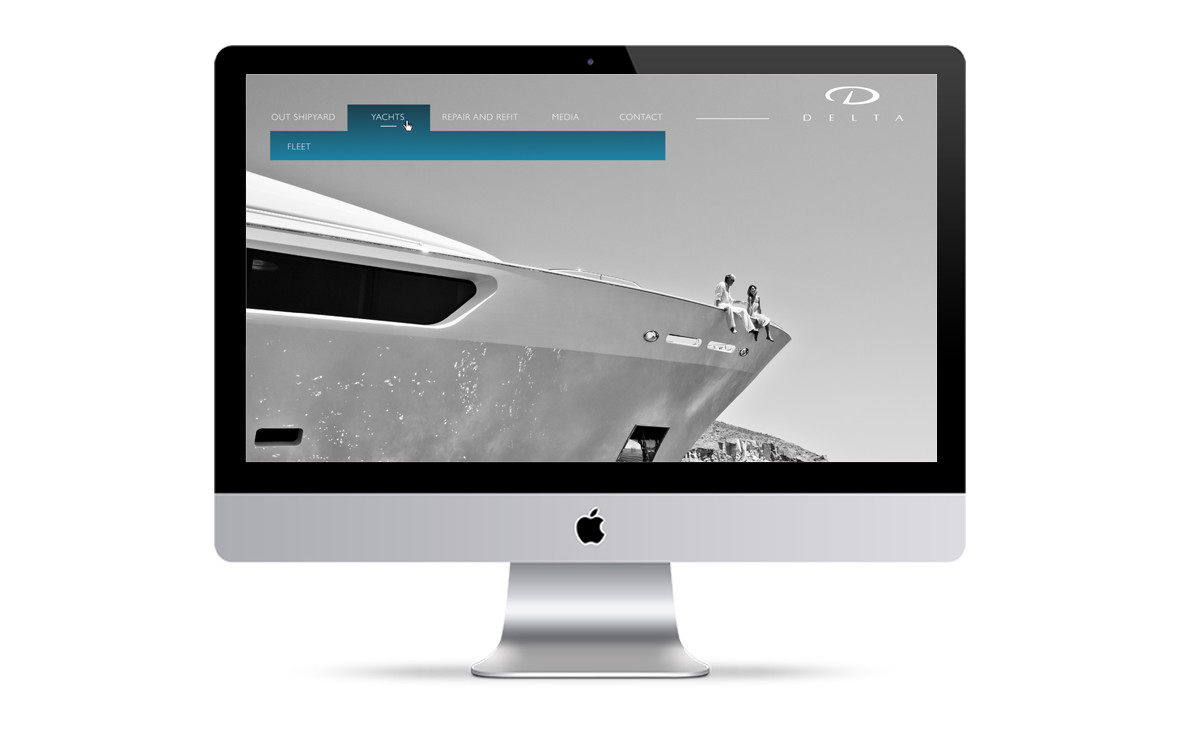 Delta Marine Website Concept
