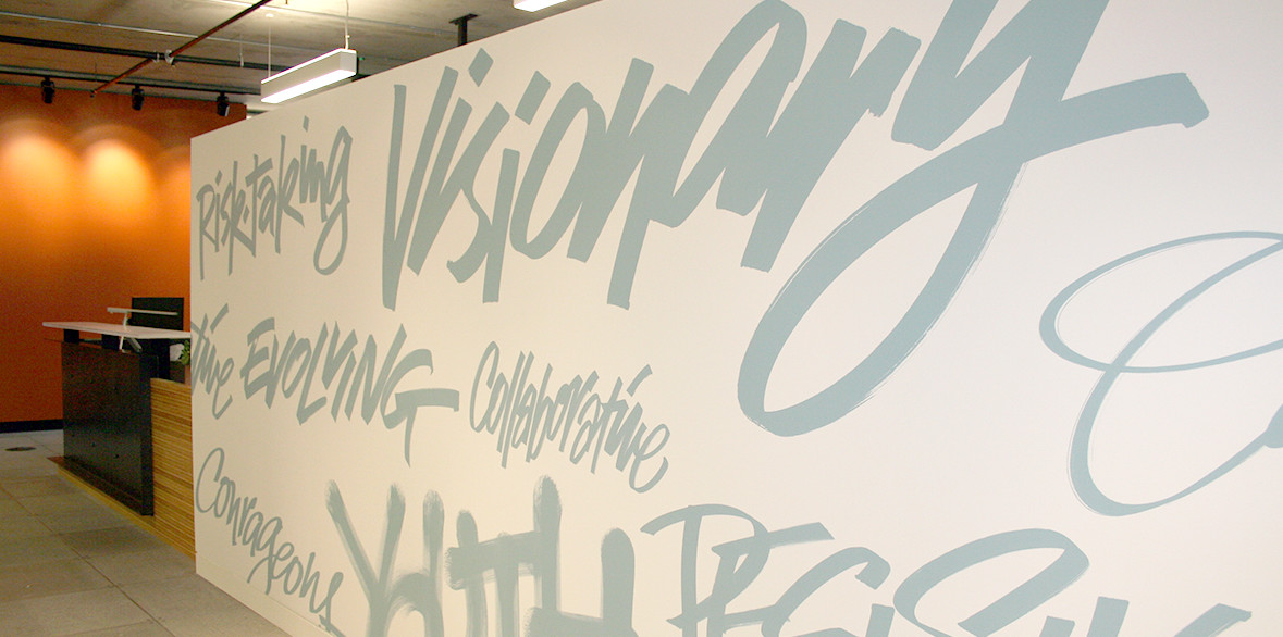 Raikes Foundation Wall Graphics